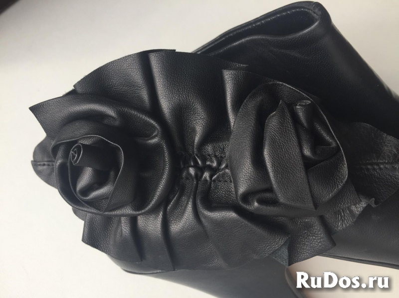 Ботильоны kalise италия 39 размер черные кожа женские кожаные в изображение 6