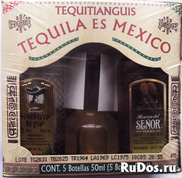 Набор мини бутылочек Текилы для коллекции фото