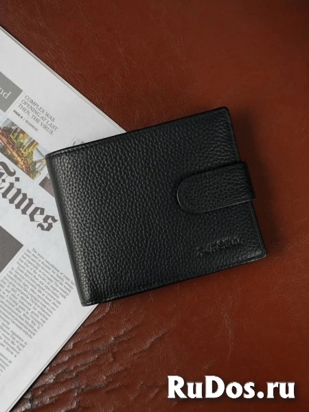 Кожаный кошелек портмоне из натуральной кожи фотка