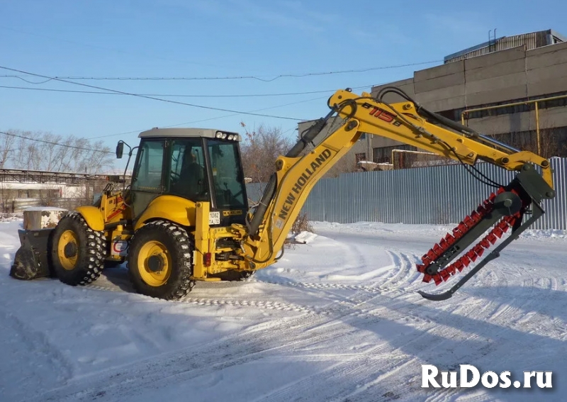 Траншеекопатель бара, аренда траншеекопателя грунторез изображение 5