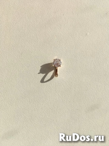 Кулон подвеска серебро камень фианит белый sokolov украшение изображение 5