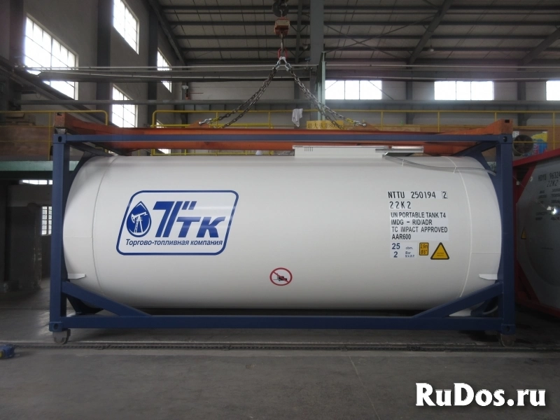 Танк-контейнер объём 25м3 тип Т4, для перевозки наливных грузов, новый изображение 6