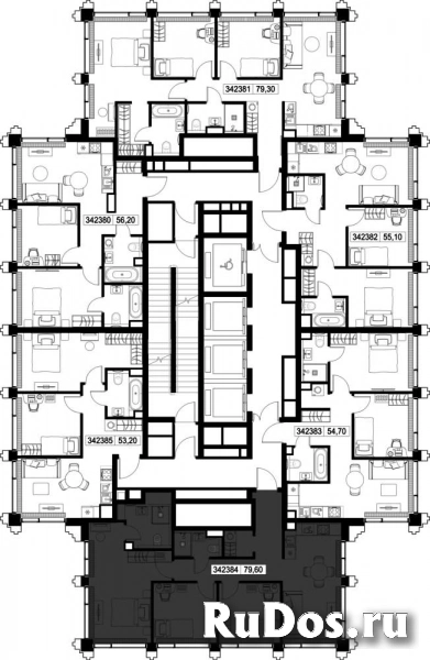 Продам 3 комнатную квартиру 79.6 м2 изображение 3