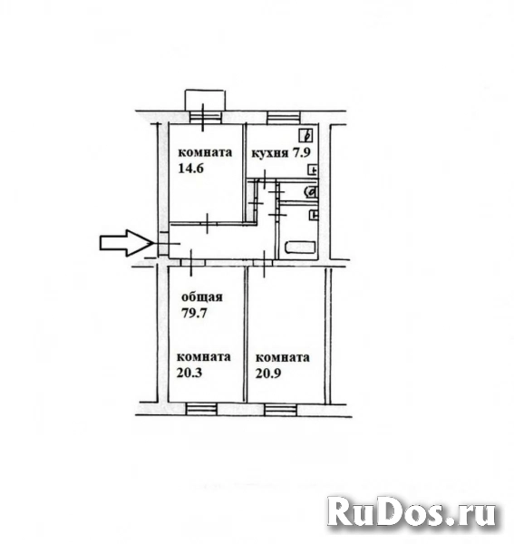 Продам 3 комнатную квартиру 80 м2 изображение 4