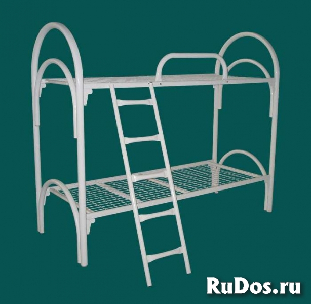 Одноярусные кровати металлические со сварными сетками фото