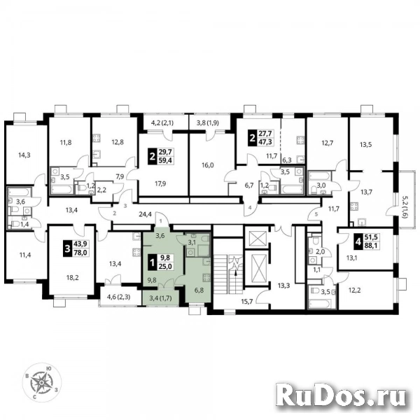 Продам 1 комнатную квартиру 24.7 м2 изображение 4