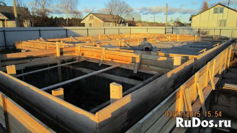 Ленточный фундамент Строительство изображение 5