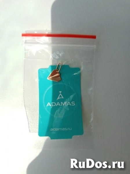 Кулон подвеска Адамас самолет позолота серебро новый сереряный ук изображение 5