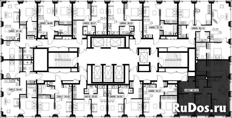 Продам 3 комнатную квартиру 80.33 м2 изображение 3