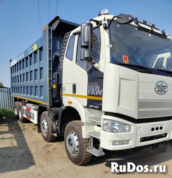 Самосвал FAW J6 8х4 CA3310P66K24T4E51 объём кузова 34 м3 куба г/п изображение 7