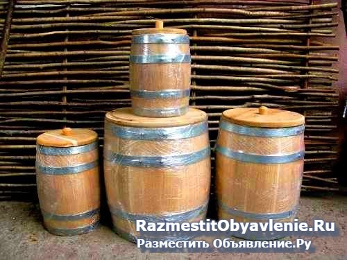 Кадка дубовая для засолки купить изображение 6