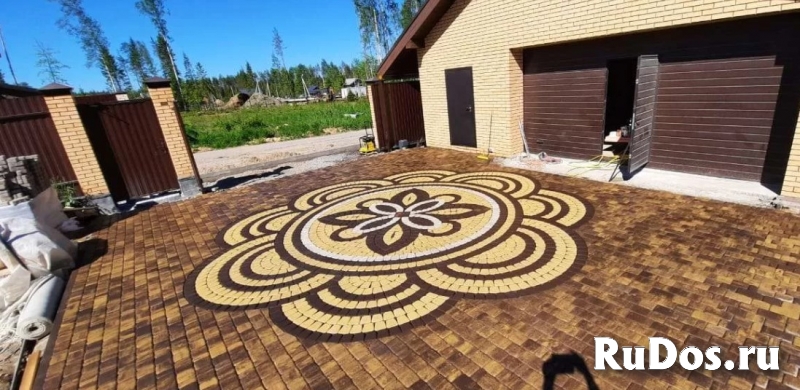 Укладка тротуарной плитки изображение 4