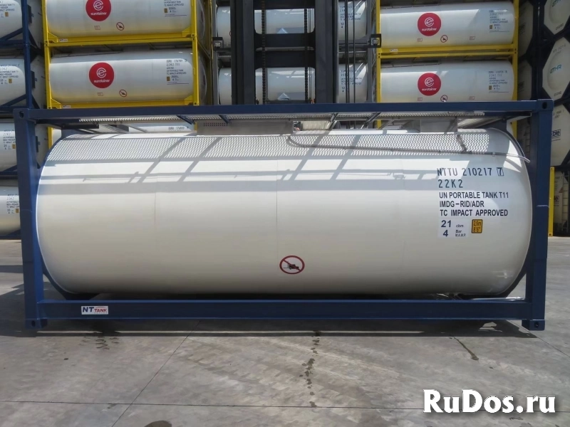 Танк-контейнер тип Т11 объём 18м3 для перевозки спиртосодержащей продукции изображение 3
