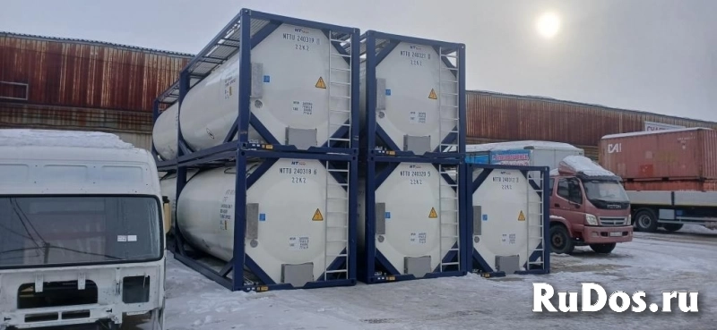 Танк-контейнер тип Т11 объём 24м3 для перевозки солевых растворов, новый. изображение 9