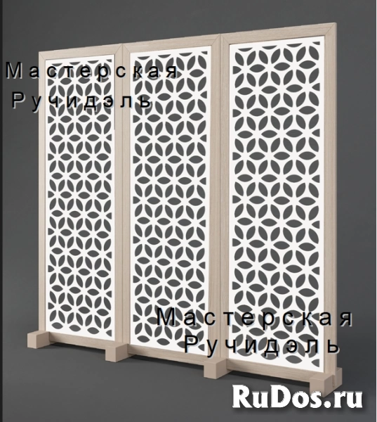 Перегородка резная для зонирования в кафе фотка