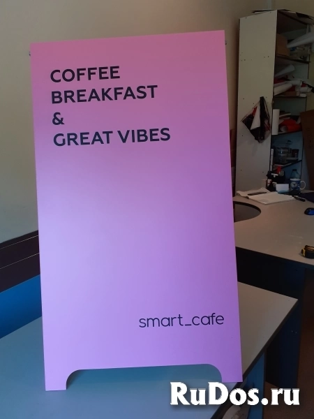 Штендеры металлические и деревянные изображение 3