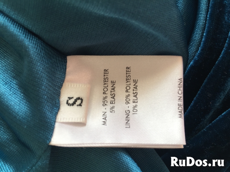 Платье новое велюр S 44 мини зеленое морская волна мини барахт Do фотка