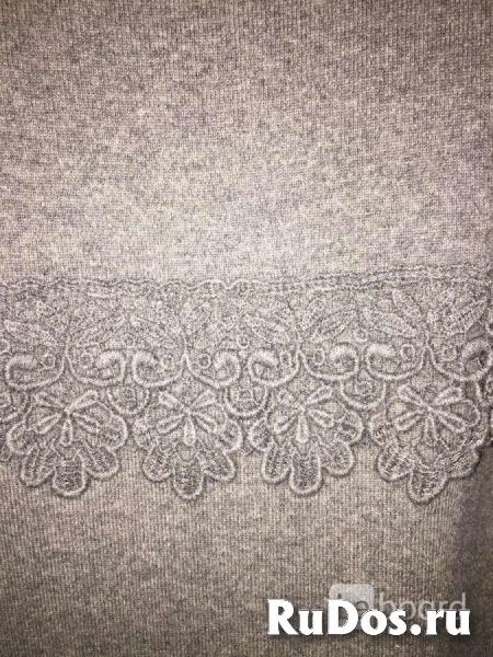 Платье новое luisa spagnolli италия м 46 серое шерсть ангора футл фотка