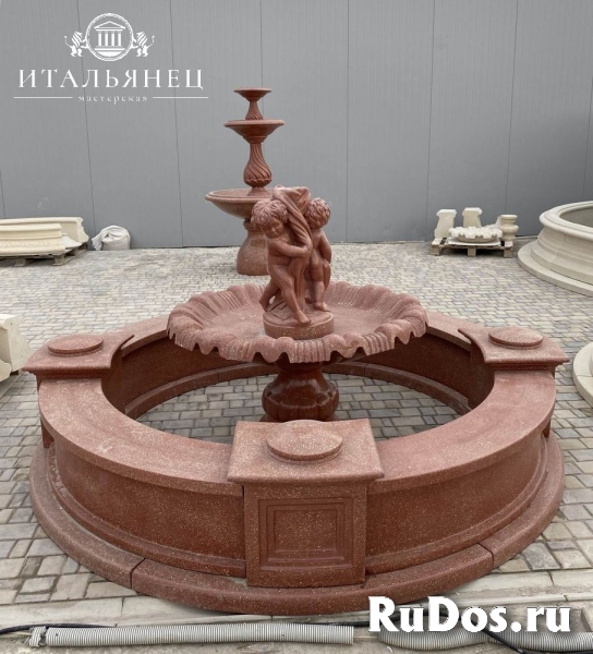 Чаша для фонтана со скульптурами от производителя изображение 4