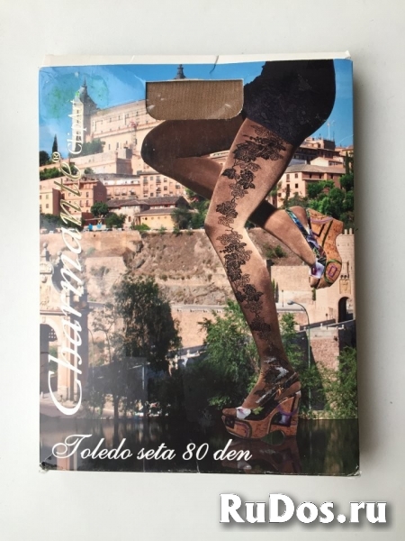 Колготки новые charmante италия 42 44 46 s м 80 den бежевые с рис фото