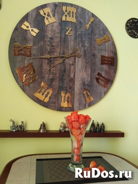 Часы лофт "Техас", диаметр 92 см. изображение 12