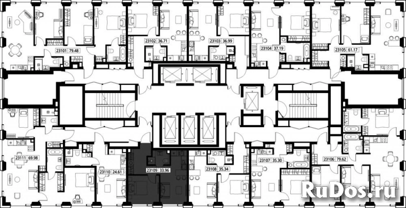 Продам 1 комнатную квартиру 33.96 м2 изображение 3