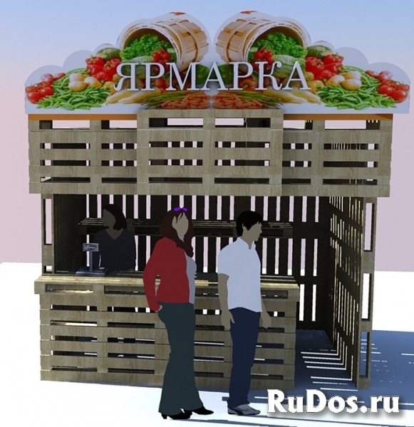 Ярмарочный домики эконом класса фотка