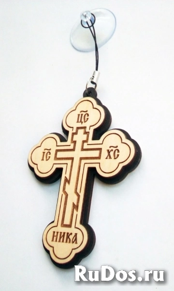 Крест в авто на присоске изображение 3