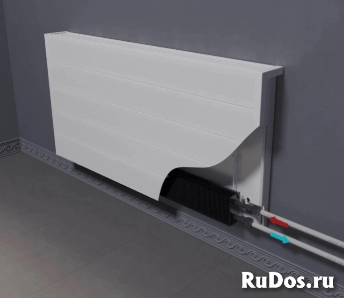 Конвектор настенный Vitron без вентилятора 50х10х100 см. изображение 3