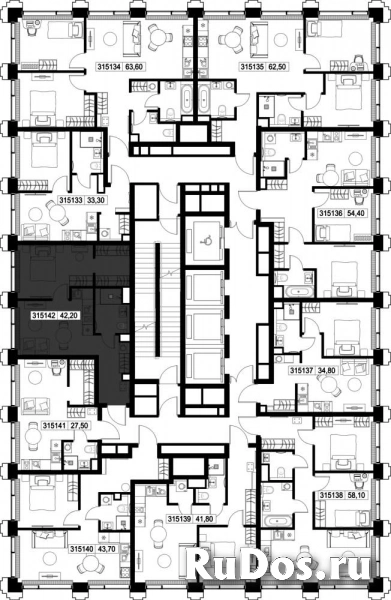 Продам 1 комнатную квартиру 42.2 м2 изображение 3