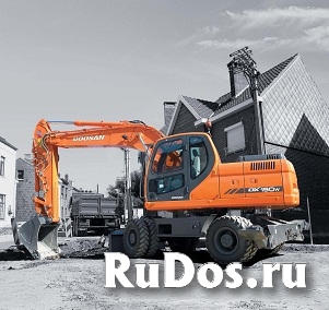 Предлагаем услуги колесного экскаватора фото