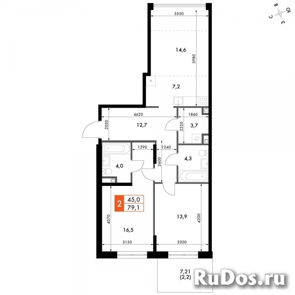 Продам коммерческую недвижимость 49.2 м2 изображение 3