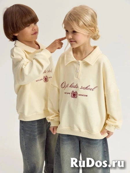 Свитшот оверсайз детский фото