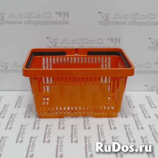 Корзина пластиковая 20л, покупательская изображение 3