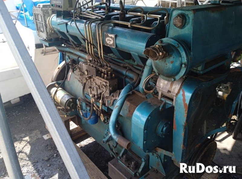 Судовой двигатель б/у ZIBO 6105ZLC фотка