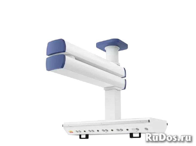 Потолочная двухплечевая медицинская консоль CADUCEUS C2-A фотка