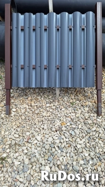Готовый комплект забора фото