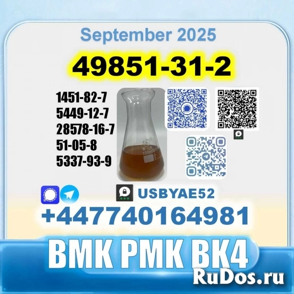 49851-31-2 (2-Bromovalerophenone) BMK PMK BK4 BVF bulk supply изображение 3