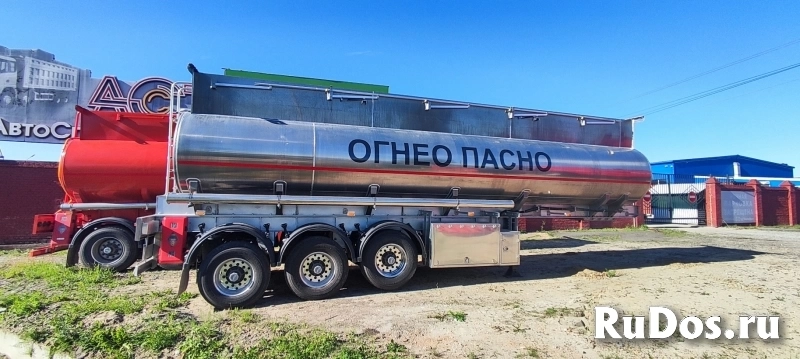 Полуприцеп цистерна-бензовоз ShengRun SKW9402GYYA алюминиевый изображение 3