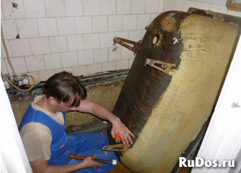Вывоз чугунной ванны фото