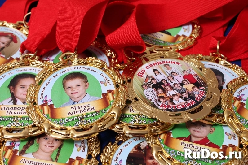 Медали для детских садов школ спорта и творчества изображение 5