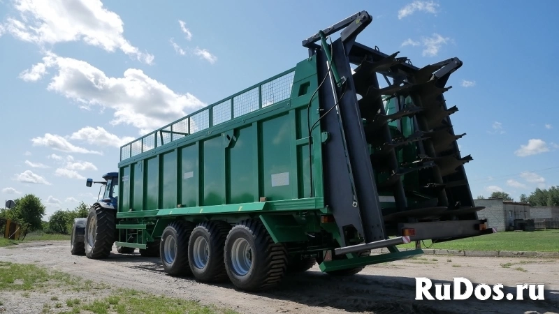 Полуприцеп-разбрасыватель органический удобрений 20 тонн изображение 3