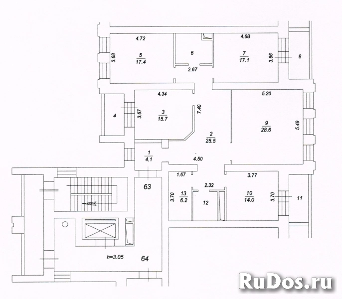 Продам 4 комнатную квартиру 145.7 м2 изображение 3
