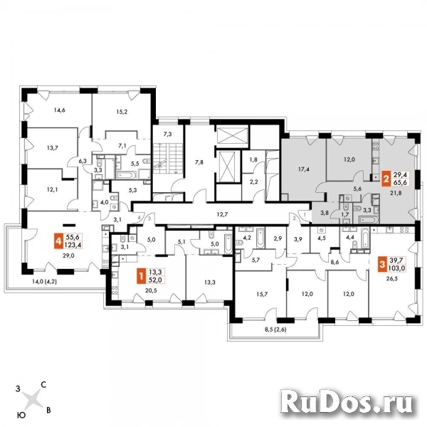 Продам 3 комнатную квартиру 66.2 м2 изображение 4