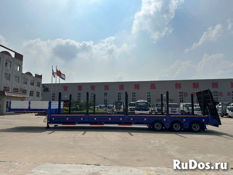 Полуприцеп-тяжеловоз (трал) низкорамный, 60тонн, 3 оси TONGYADA изображение 5