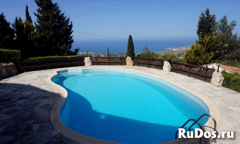 Элитная 4-спальная вилла с панорамным видом в районе Пафоса-Кипр изображение 4