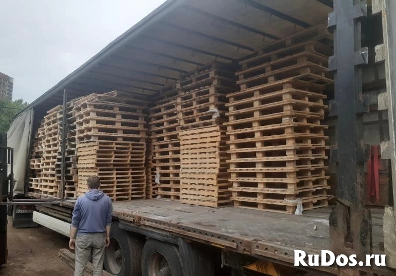 Поддоны деревянные бу нестандартные изображение 7