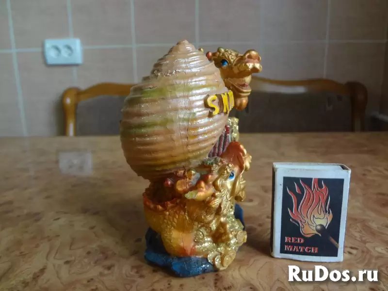 Копилка Дракон из полимерной глины изображение 4
