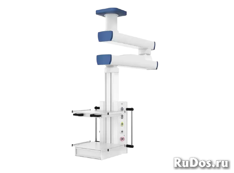 Потолочная двухплечевая вертикальная медицинская консоль CADUCEUS C2E-V изображение 3