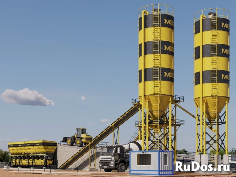 Бетонный завод объемом 90 м³ фото